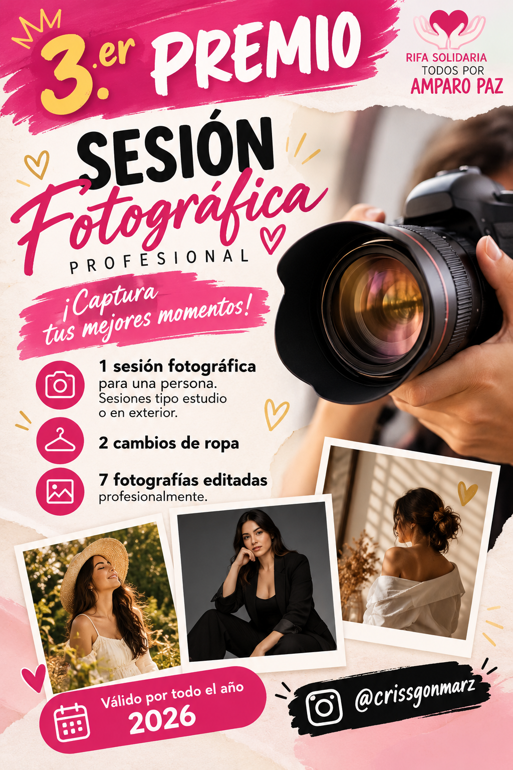 SESION FOTOGRÁFICA PROFESIONAL** 📸 ✨